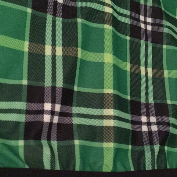 J Valentine Green Plaid Crop Top - Picture 4 of 8